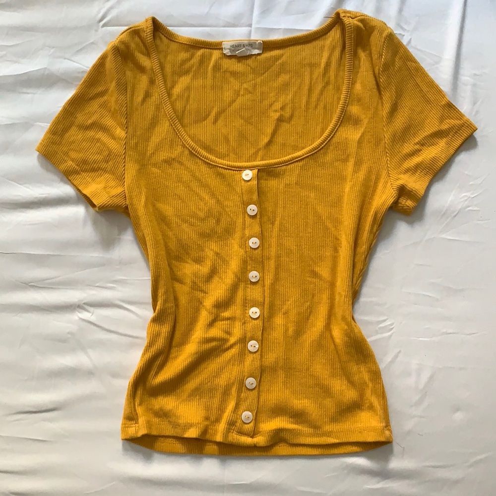 Summer Yellow Crop Top🌞